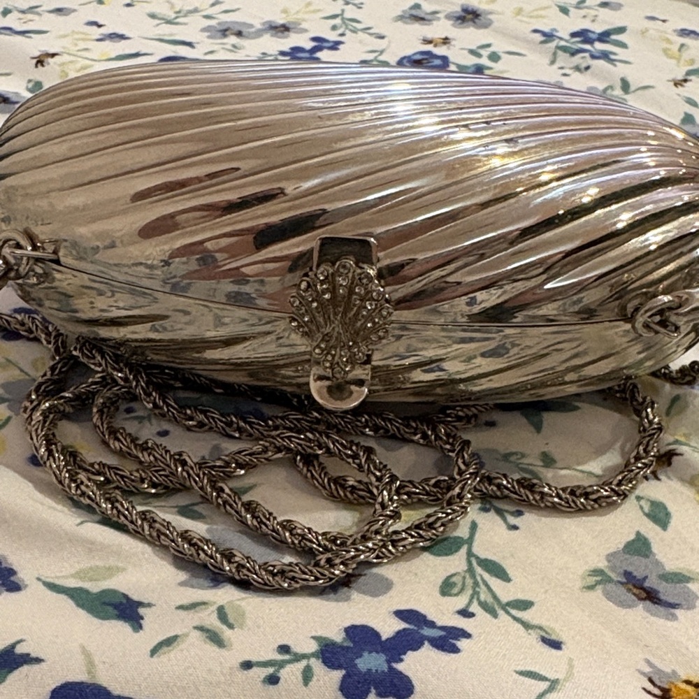 Silver Clutch Bag